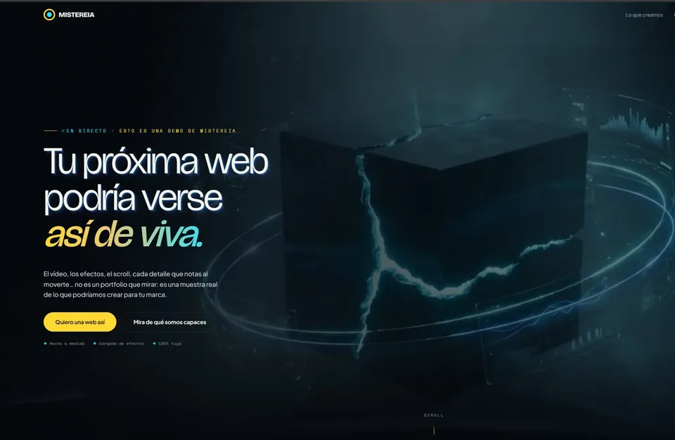 Demo de web inmersiva